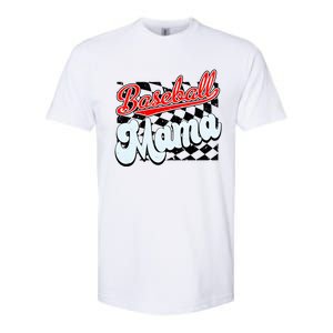 Baseball Mama Checkered Baseball Softstyle CVC T-Shirt