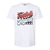 Baseball Mama Checkered Baseball Softstyle CVC T-Shirt