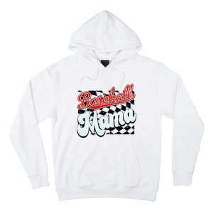 Baseball Mama Checkered Baseball Hoodie