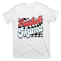 Baseball Mama Checkered Baseball T-Shirt