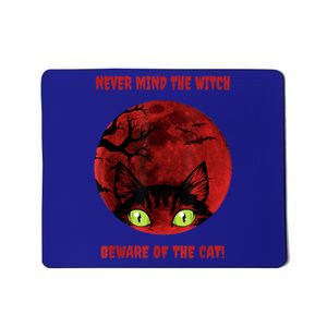 Blood Moon Cat Never Mind The Witch Gift Mousepad