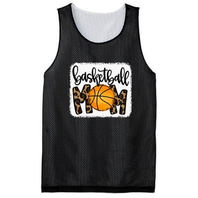 Basketball Mom Cute Leopard Basketball Gifts for Mama Mesh Reversible Basketball Jersey Tank