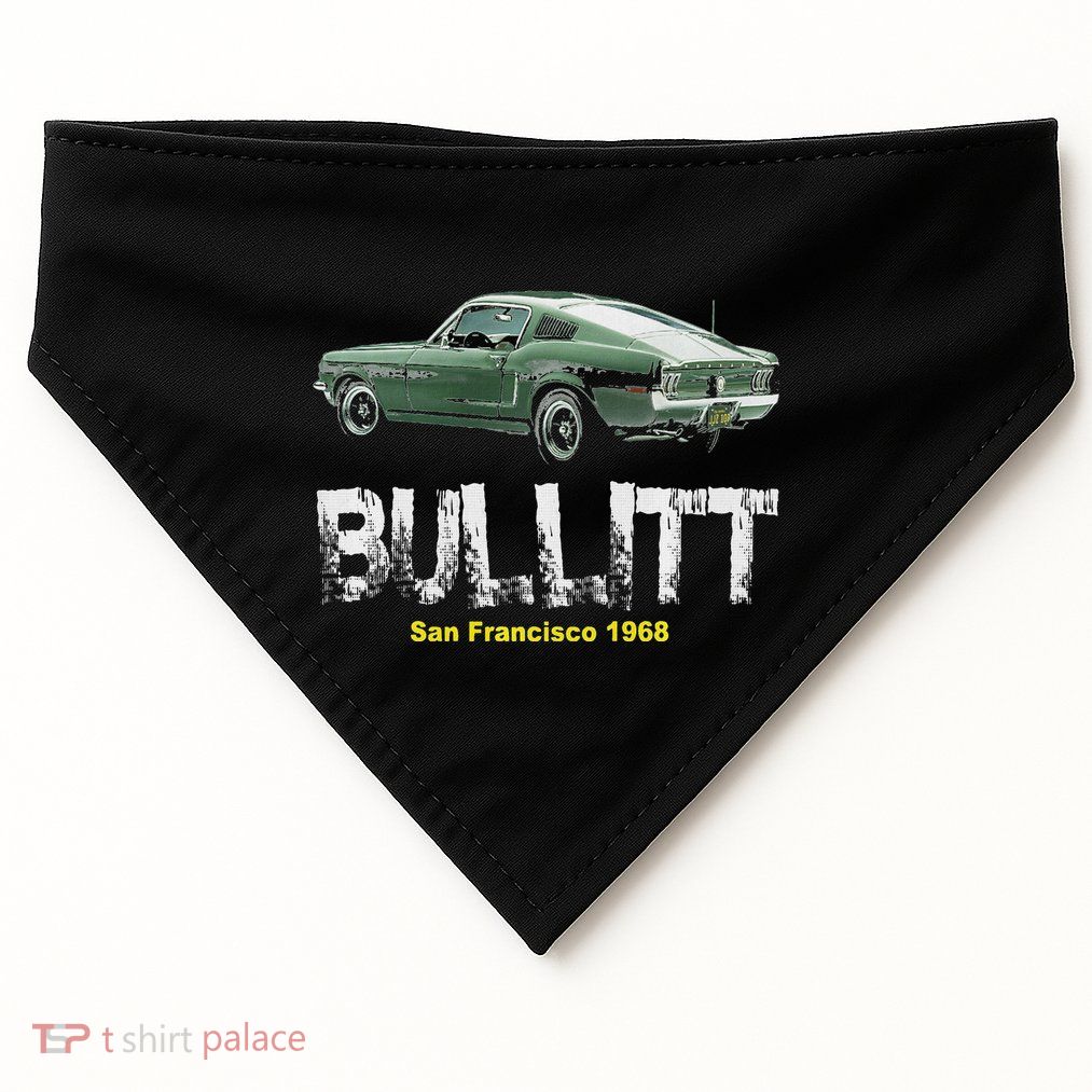 Bullitt Muscle Car USA-Made Doggie Bandana