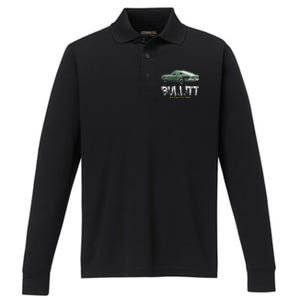 Bullitt Muscle Car Performance Long Sleeve Polo