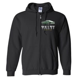 Bullitt Muscle Car Full Zip Hoodie