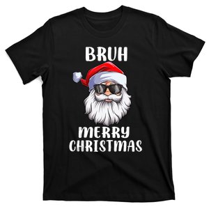 Bruh Merry Christmas Funny Cool Santa Bruh Christmas Tank Top T-Shirt