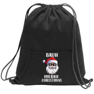 Bruh Merry Christmas Funny Cool Santa Bruh Christmas Tank Top Sweatshirt Cinch Pack Bag