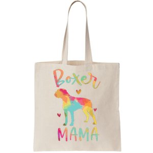 Boxer Mama Colorful Boxer Gifts Dog Mom Tote Bag