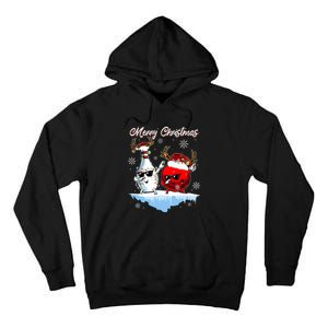 Bowling Merry Christmas Funny Gift For Bowler Tall Hoodie