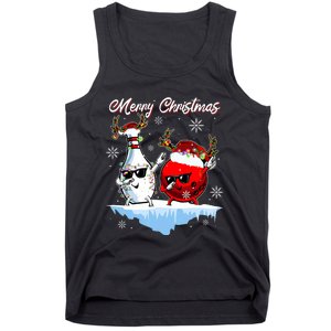 Bowling Merry Christmas Funny Gift For Bowler Tank Top