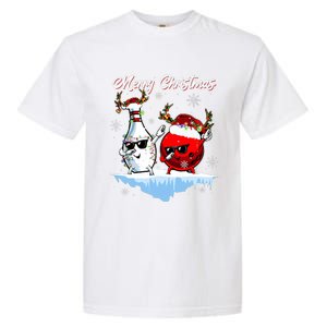 Bowling Merry Christmas Funny Gift For Bowler Garment-Dyed Heavyweight T-Shirt