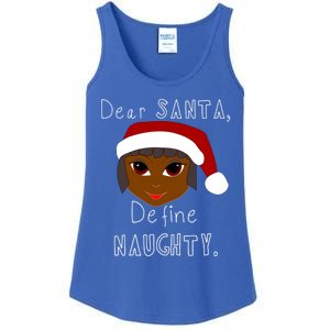 Black Mrs Claus Santa Define Naughty Black Family Christmas Meaningful Gift Ladies Essential Tank