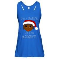 Black Mrs Claus Santa Define Naughty Black Family Christmas Meaningful Gift Ladies Essential Flowy Tank