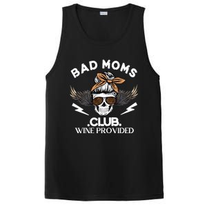 Bad Moms Club Great Gift Skull Leopard Sunglasses Momlife Gift Meaningful Gift PosiCharge Competitor Tank