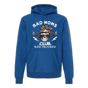 Bad Moms Club Great Gift Skull Leopard Sunglasses Momlife Gift Meaningful Gift Premium Hoodie