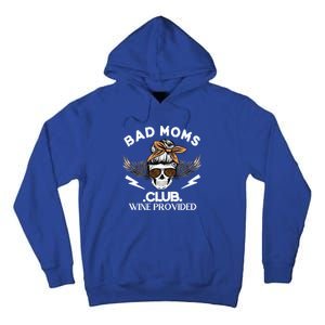 Bad Moms Club Great Gift Skull Leopard Sunglasses Momlife Gift Meaningful Gift Tall Hoodie