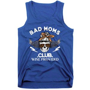 Bad Moms Club Great Gift Skull Leopard Sunglasses Momlife Gift Meaningful Gift Tank Top