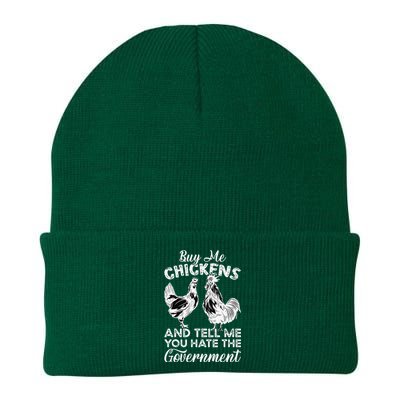 Buy Me Chickens And Tell Me You Hate The Government Knit Cap Winter Beanie