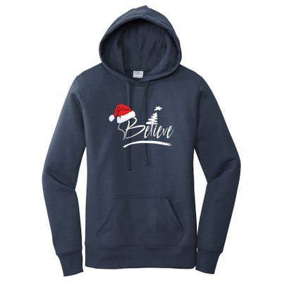 Believe | Merry Christmas Women's Pullover Hoodie