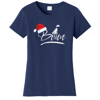 Believe | Merry Christmas Women's T-Shirt