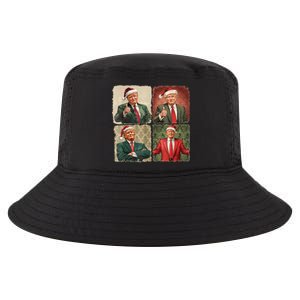 Boho Merry Christmas Trump Happy Holidays 2024 Trump Cool Comfort Performance Bucket Hat