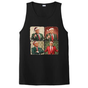 Boho Merry Christmas Trump Happy Holidays 2024 Trump PosiCharge Competitor Tank