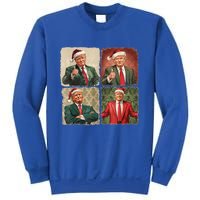 Boho Merry Christmas Trump Happy Holidays 2024 Trump Sweatshirt