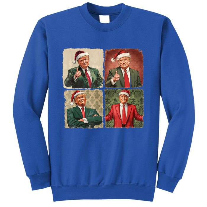 Boho Merry Christmas Trump Happy Holidays 2024 Trump Sweatshirt