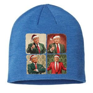 Boho Merry Christmas Trump Happy Holidays 2024 Trump Sustainable Beanie