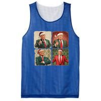 Boho Merry Christmas Trump Happy Holidays 2024 Trump Mesh Reversible Basketball Jersey Tank