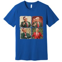 Boho Merry Christmas Trump Happy Holidays 2024 Trump Premium T-Shirt