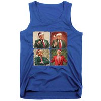 Boho Merry Christmas Trump Happy Holidays 2024 Trump Tank Top