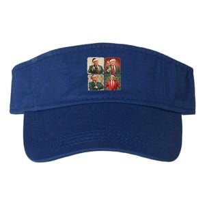 Boho Merry Christmas Trump Happy Holidays 2024 Trump Valucap Bio-Washed Visor