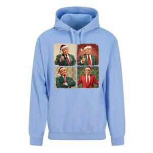 Boho Merry Christmas Trump Happy Holidays 2024 Trump Unisex Surf Hoodie