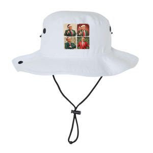 Boho Merry Christmas Trump Happy Holidays 2024 Trump Legacy Cool Fit Booney Bucket Hat