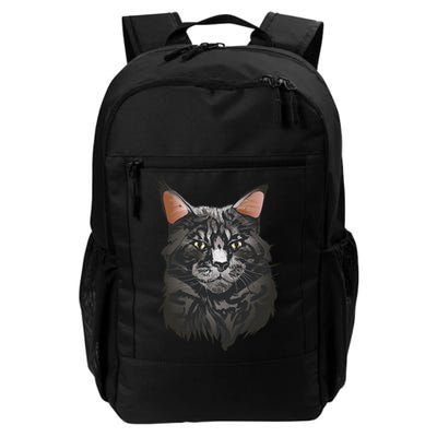 British Maine Coon Cat Portrait Backpack