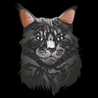 British Maine Coon Cat Portrait Backpack