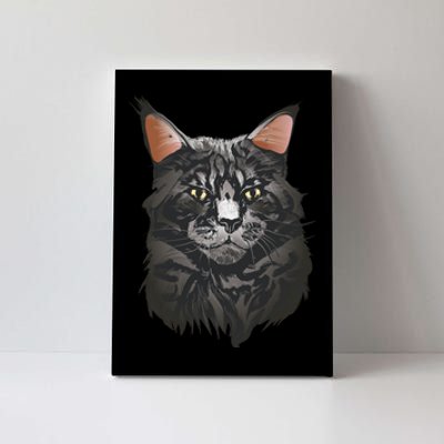 British Maine Coon Cat Portrait Canvas