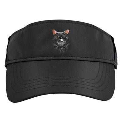 British Maine Coon Cat Portrait Adult Drive Performance Visor
