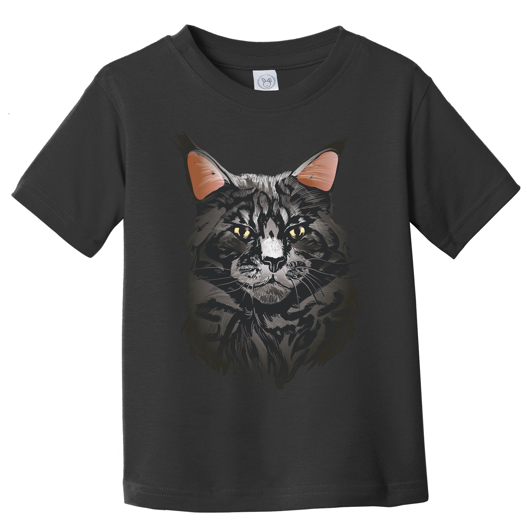 British Maine Coon Cat Portrait Toddler T-Shirt