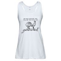 Buy Me Chickens And Tell Me You Hate The Government Ladies Essential Flowy Tank