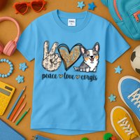 Blue Merle Corgi Gift Kids T-Shirt