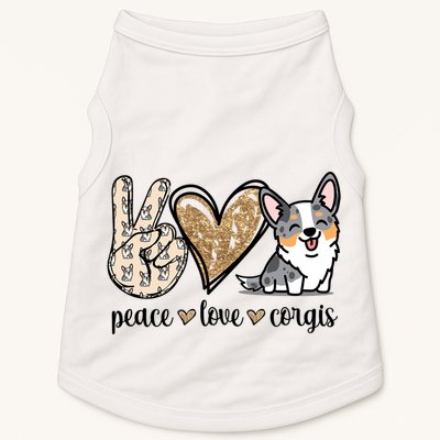 Blue Merle Corgi Gift Doggie Tank