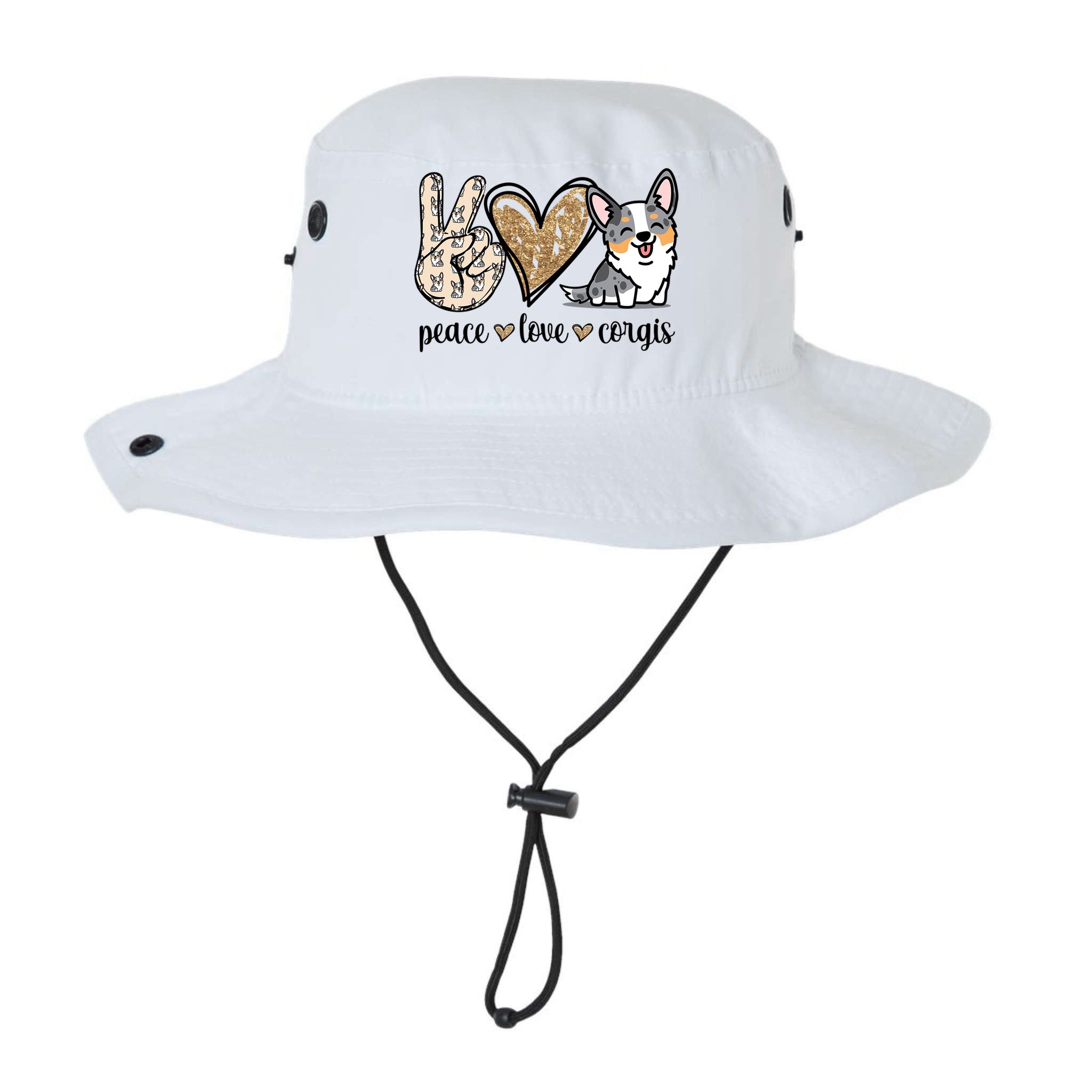 Blue Merle Corgi Gift Bucket Hat