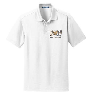 Blue Merle Corgi Gift Dry Zone Grid Polo