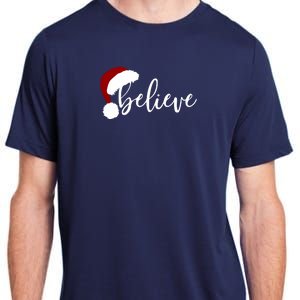 Believe Merry Christmas Variety For Unisex Xmas Gift Adult ChromaSoft Performance T-Shirt