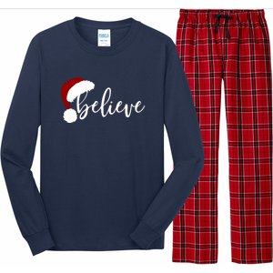 Believe Merry Christmas Variety For Unisex Xmas Gift Long Sleeve Pajama Set