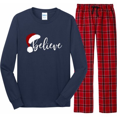 Believe Merry Christmas Variety For Unisex Xmas Gift Long Sleeve Pajama Set