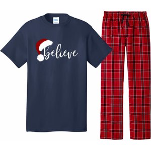 Believe Merry Christmas Variety For Unisex Xmas Gift Pajama Set