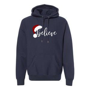 Believe Merry Christmas Variety For Unisex Xmas Gift Premium Hoodie